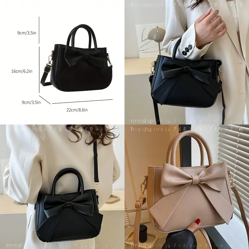 Elegant Black Bow Handbag for - Women'S Bags Handbags review and price