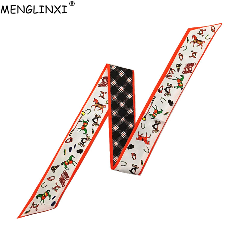 Horse Plaid Skinny Scarf Women - Women Hand Bags For Office review and price