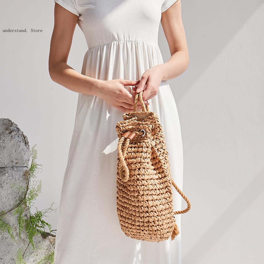 Handmade Drawstring Beach Shou - Women'S Raffia Bags review and price