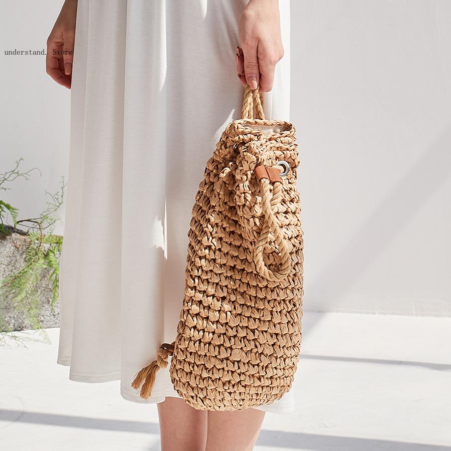 Handmade Drawstring Beach Shou - Women'S Raffia Bags review and price