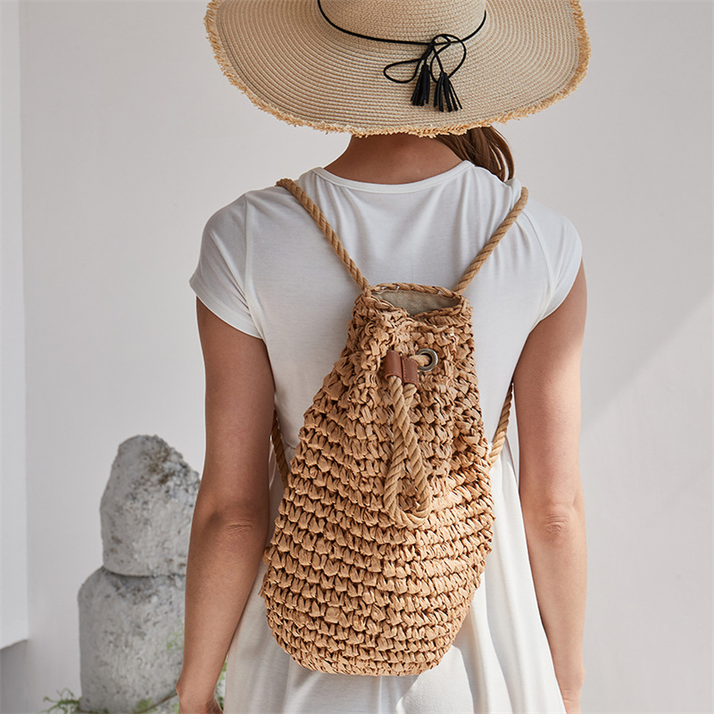 2023 Summer Casual Straw Backp - Women'S Raffia Bags review and price