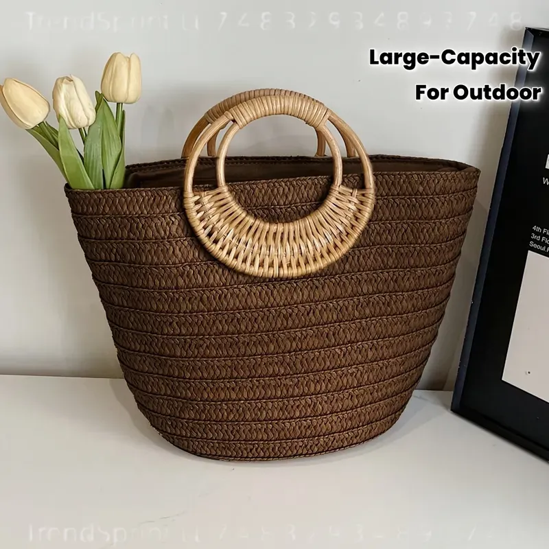 Women Summer Woven Paper Tote  - Women'S Bags Handbags review and price