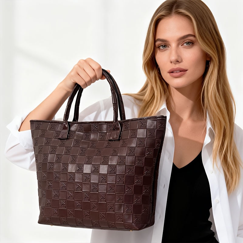 Light Luxury Deep Brown Quilte - Women Bags On Sale review and price