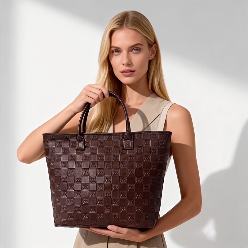 Light Luxury Deep Brown Quilte - Women Bags On Sale review and price